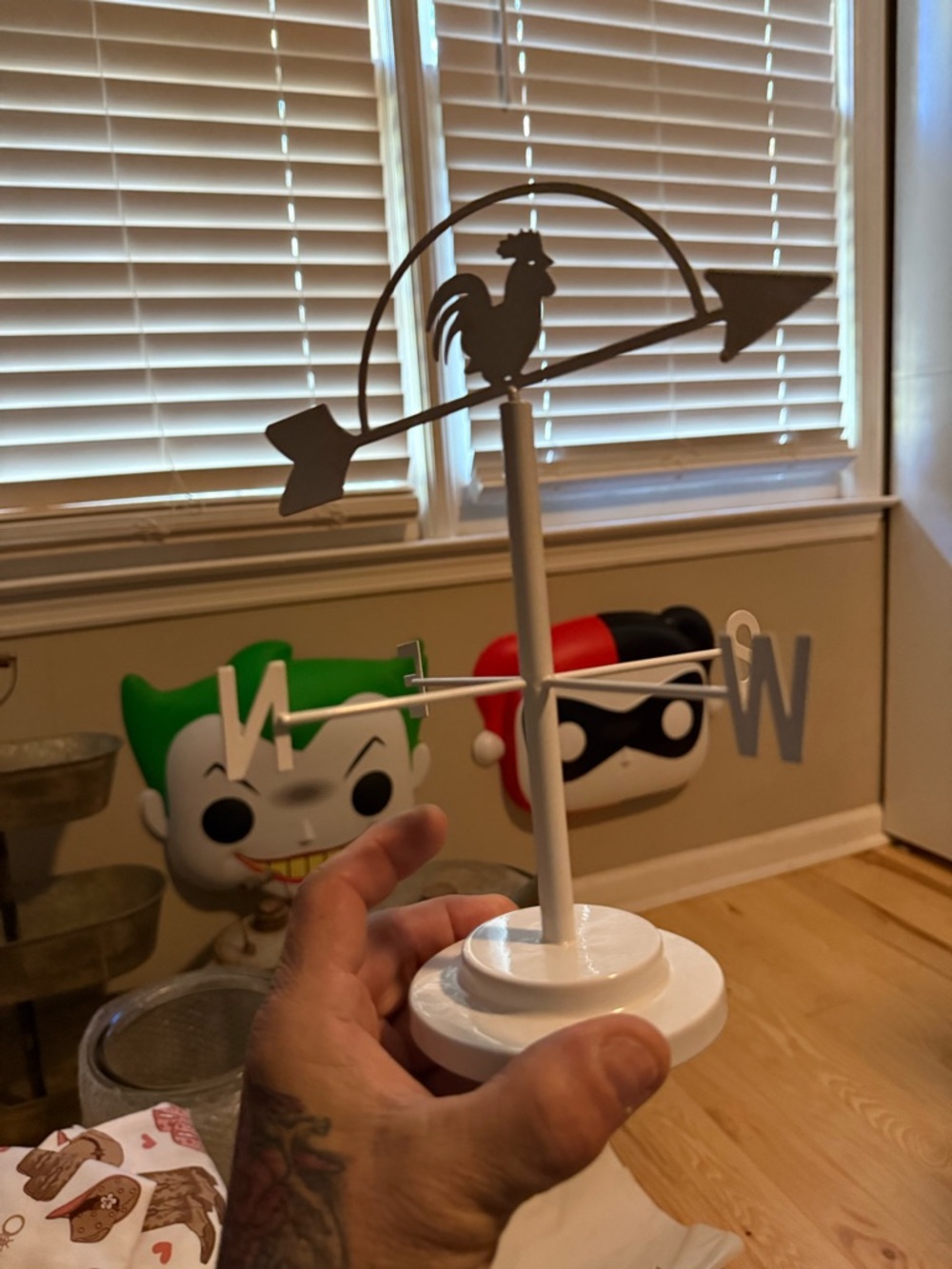 White Western Wind Directional